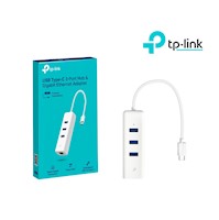 TP-LINK UE330C Adaptador USB tipo C a Hub 3 puertos y Gigabit Ethernet